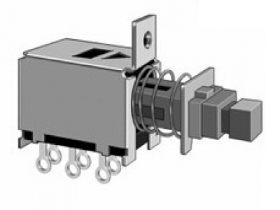PS-22F15,直键开关,电源开关,按键开关,推动开关